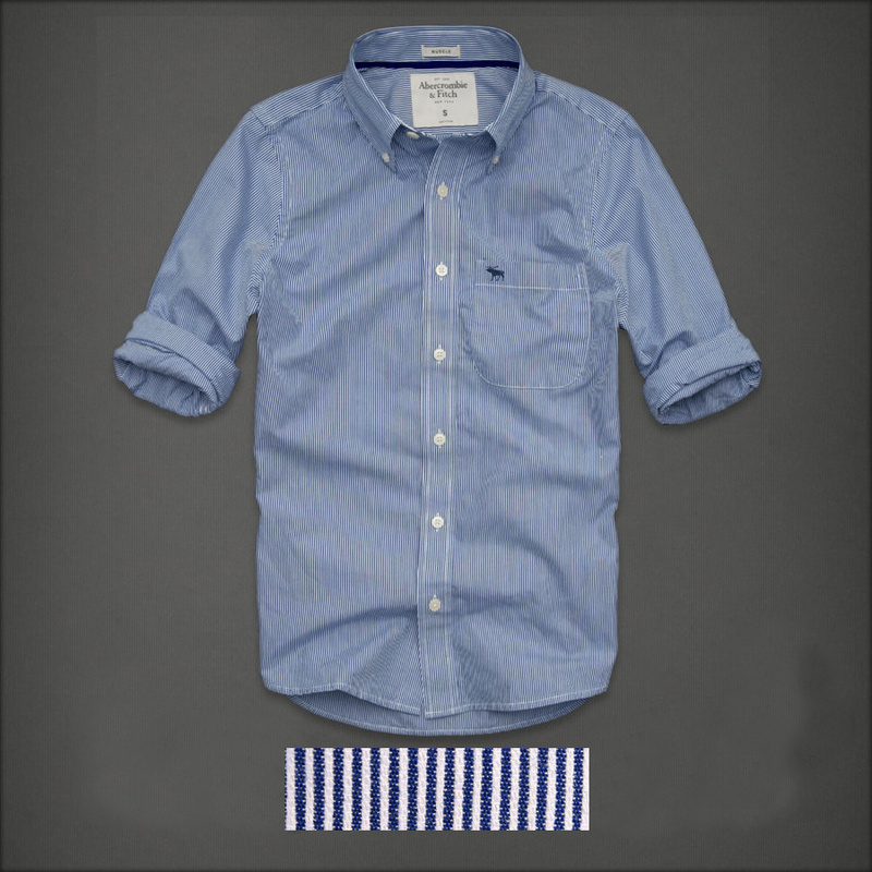 Abercrombie Fitch Hombres Espesar Camisa AF7024